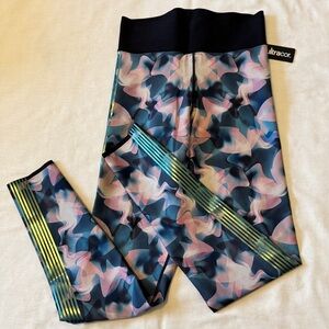 Ultracor Camouflage Leggings with Blue and Pink Accents